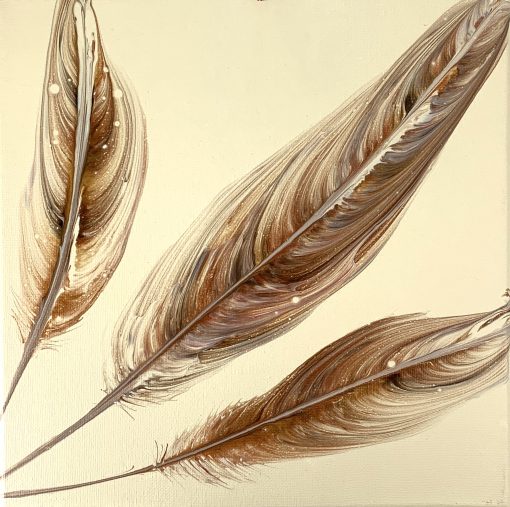 Feathers - Acrylic Painting