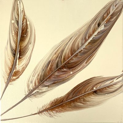 Feathers - Acrylic Painting