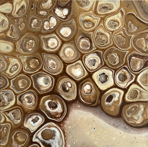 Caramorel 14x14in Canvas Acrylic Painting