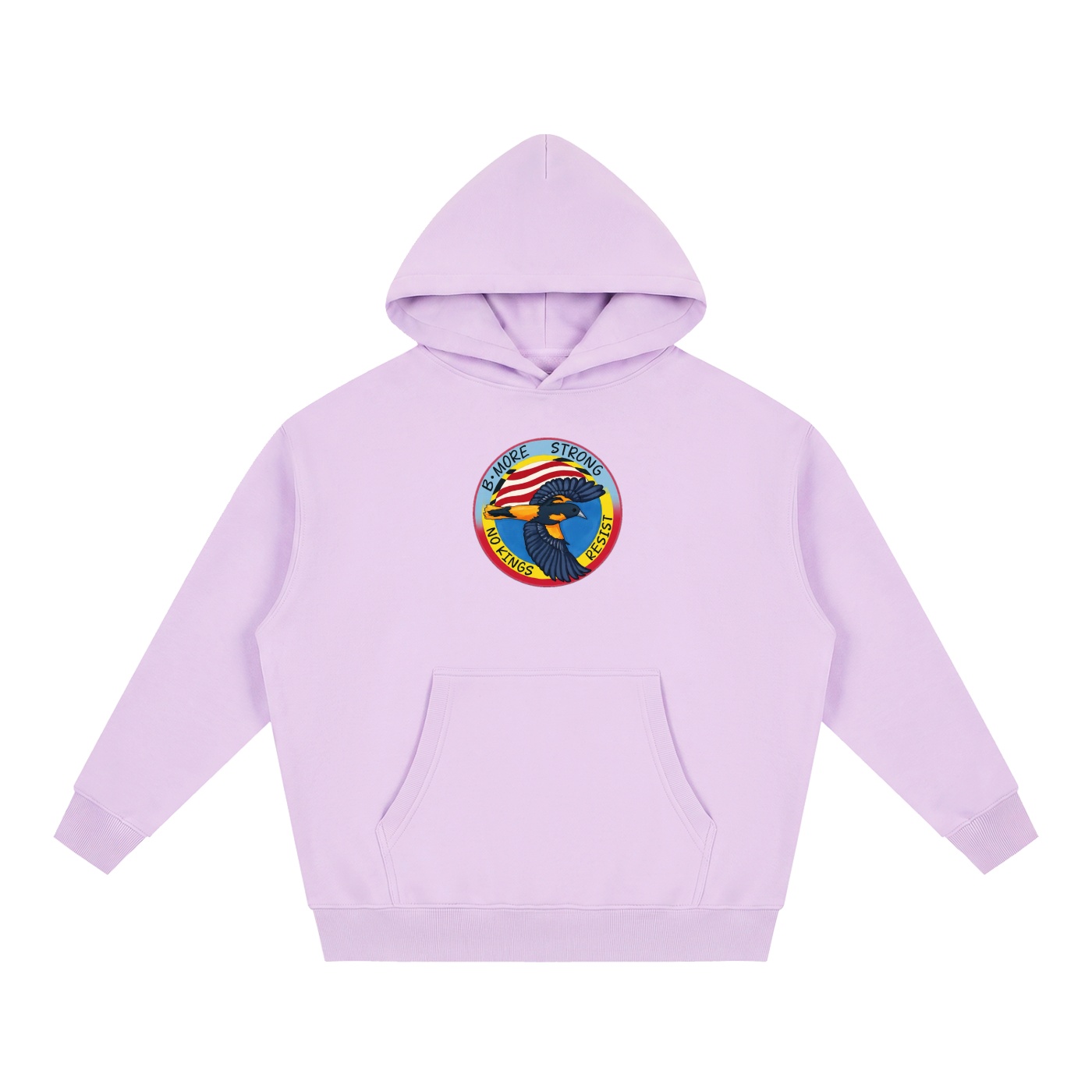 No Kings Essential Oversized Boxy Fit Fleece Hoodie - Image 15